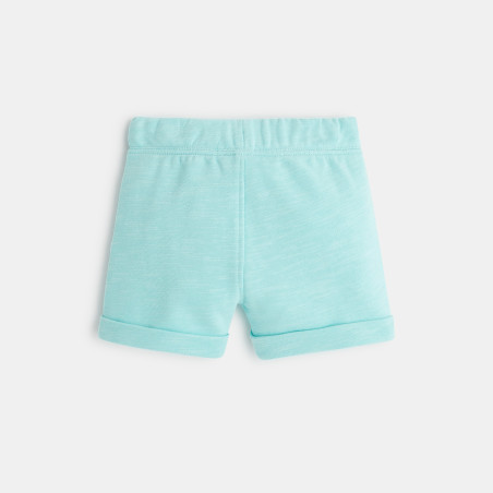 Short en molleton bleu bébé garçon Short en molleton bleu bébé garçon