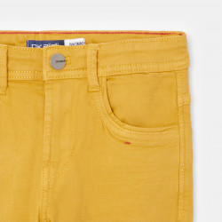 Plain fabric skinny trousers