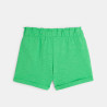 Short en jersey uni vert fille Short en jersey uni vert fille