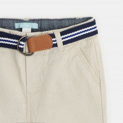 Fancy cotton turn-up shorts
