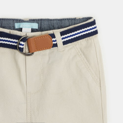 Fancy cotton turn-up shorts