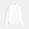 T-shirt with rolled collar T-shirt with rolled collar