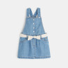 Robe salopette en jean bleue bébé fille Robe salopette en jean bleue bébé fille