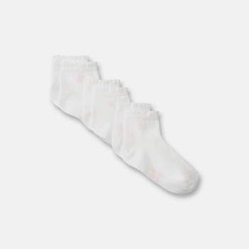 Socquettes blanches (lot de 3) bébé fille