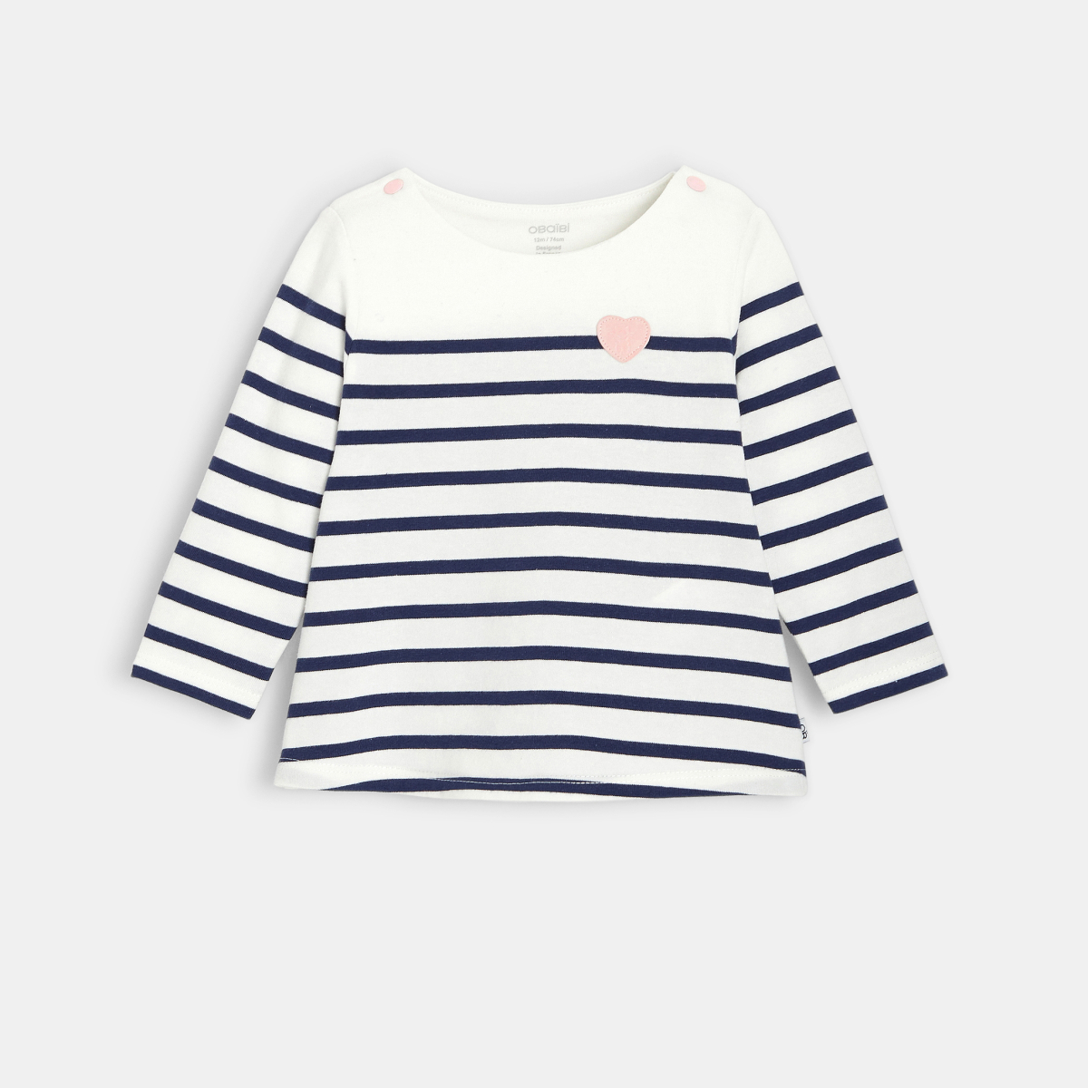 Striped organic cotton t-shirt Striped organic cotton t-shirt