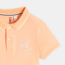 Polo maille piquée manches...