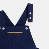 Ensemble salopette courte et polo bleue bébé garçon Ensemble salopette courte et polo bleue bébé garçon