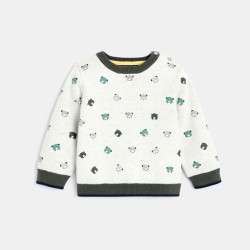 Bear themed round neck pullover