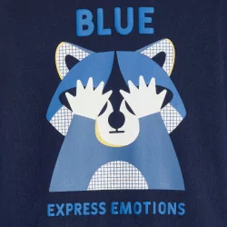 T-shirt Blue expression