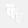 Body col US lapins (lot de 3) blanc naissance Body col US lapins (lot de 3) blanc naissance