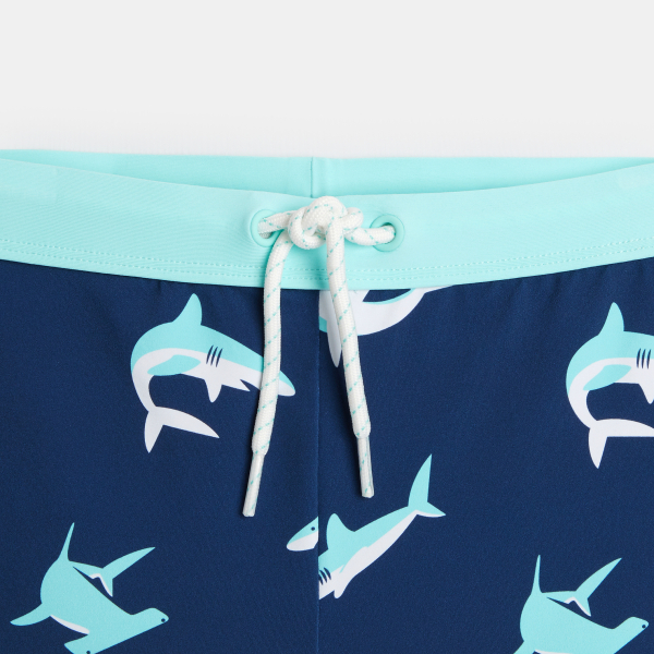 Printed swim trunks