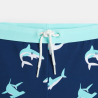 Boxer de bain imprimé bleu garçon Boxer de bain imprimé bleu garçon