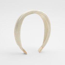 Girl's yellow headband in...