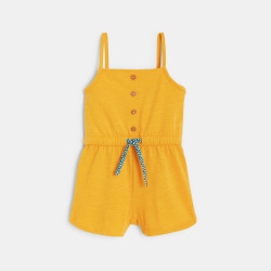 Playsuit with suspenders