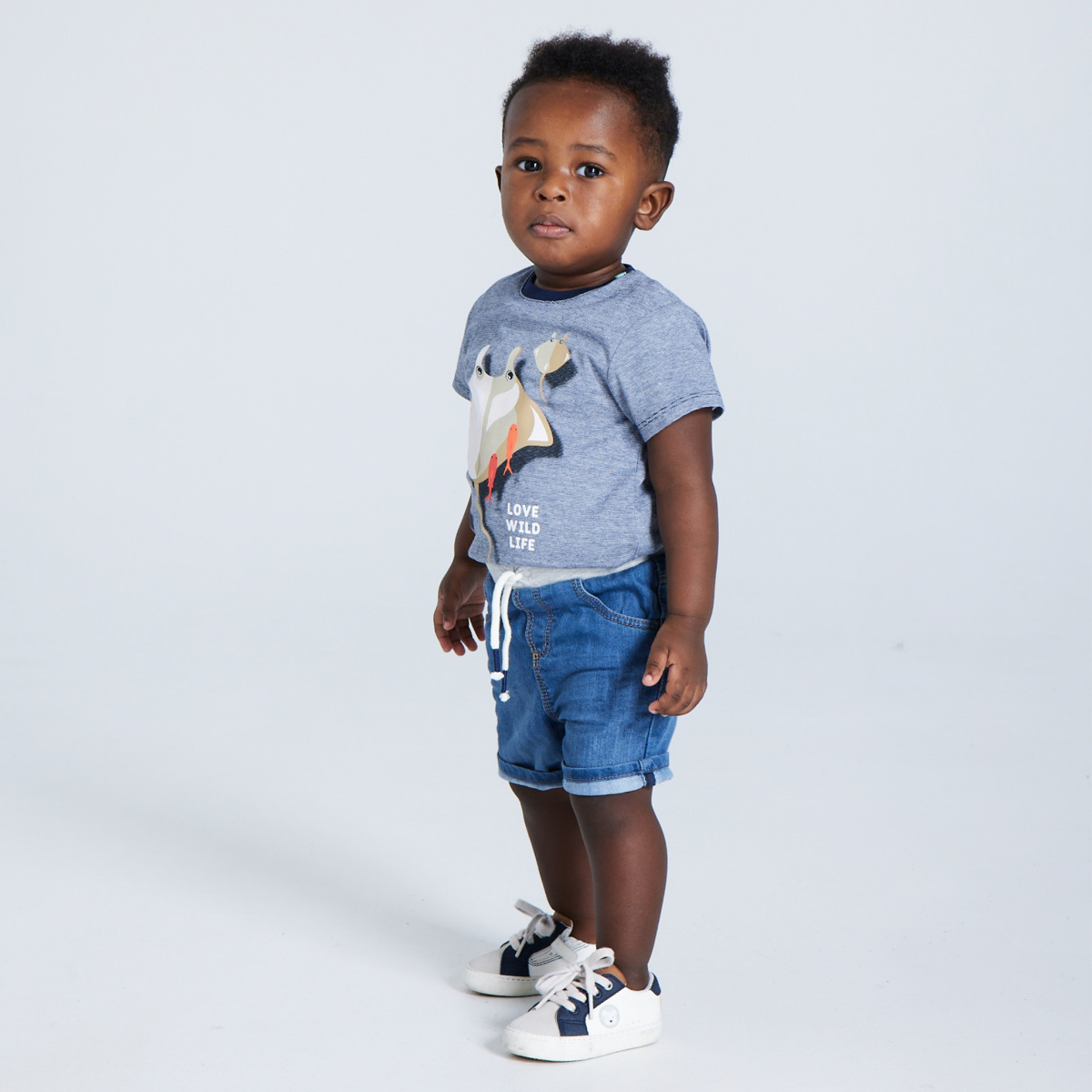 Short en jean bleu bébé garçon Short en jean bleu bébé garçon