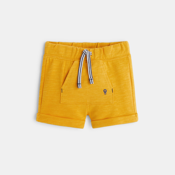 Short en molleton jaune bébé garçon Short en molleton jaune bébé garçon