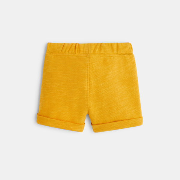 Short en molleton jaune bébé garçon Short en molleton jaune bébé garçon