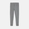 Leggings en jersey uni gris fille