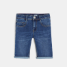 Bermuda skinny en jean hyper stretch bleu garçon Bermuda skinny en jean hyper stretch bleu garçon