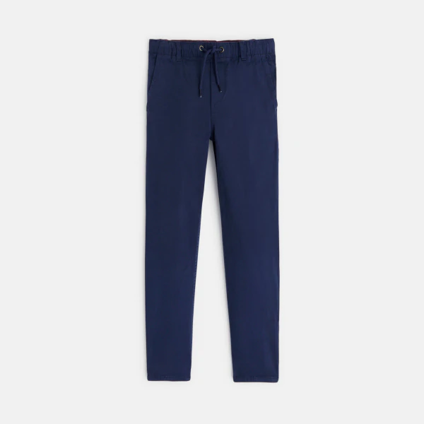 Pull-on wide-leg pants