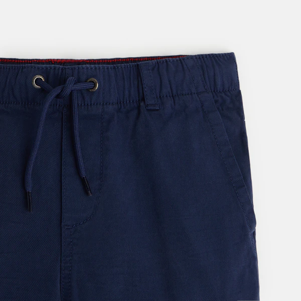 Pull-on wide-leg pants
