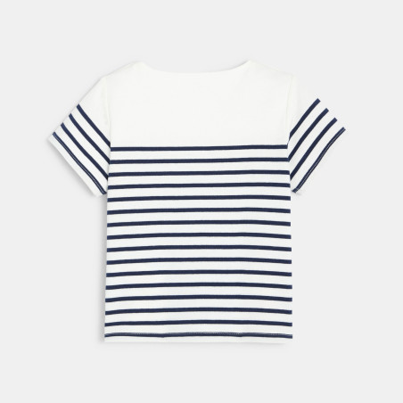 T-shirt marinière bleu bébé garçon T-shirt marinière bleu bébé garçon