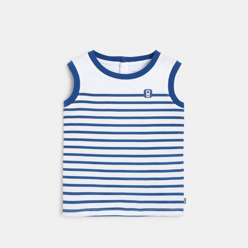 Striped jersey tank top Striped jersey tank top