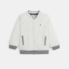 Soft zipped fleece letterman jacket Soft zipped fleece letterman jacket