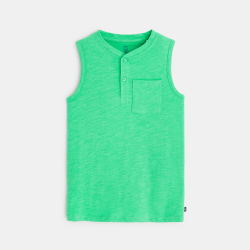 Slub jersey tank top