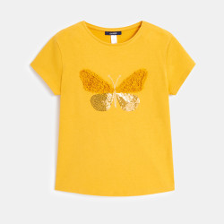 T-shirt à motif fantaisie papillon