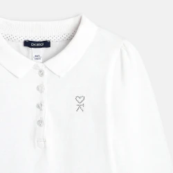 Polo uni manches longues...