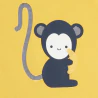 Monkey romper with suspenders
