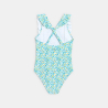 Maillot de bain 1 pièce imprimé vert fille Maillot de bain 1 pièce imprimé vert fille