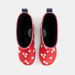 Bottes de pluie fleuries...