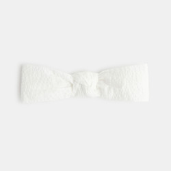 Plain seersucker headband