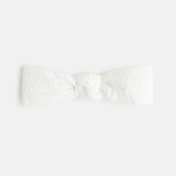 Plain seersucker headband
