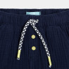 Short coton léger gaufré bleu bébé garçon Short coton léger gaufré bleu bébé garçon