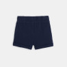 Short coton léger gaufré bleu bébé garçon Short coton léger gaufré bleu bébé garçon