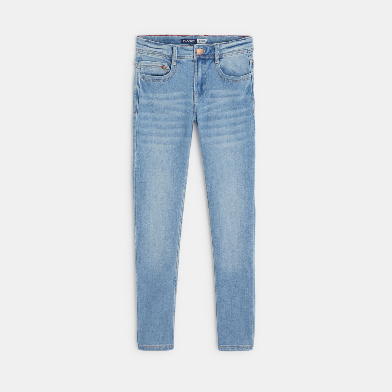 Jean skinny délavé bleu garçon Jean skinny délavé bleu garçon