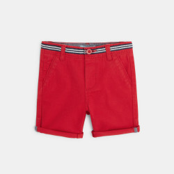 Pique cotton shorts