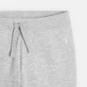 Jogging en molleton gris fille