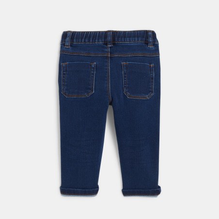 Jean confort ultra stretch enfilable bleu bébé garçon Jean confort ultra stretch enfilable bleu bébé garçon