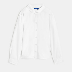 Chemise unie col Claudine...