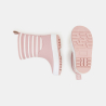 Bottes de pluie rayées roses bébé fille Bottes de pluie rayées roses bébé fille