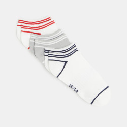 Striped invisible ankle socks (3-pair set)