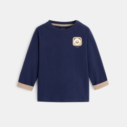 T-shirt animal bleu bébé garçon