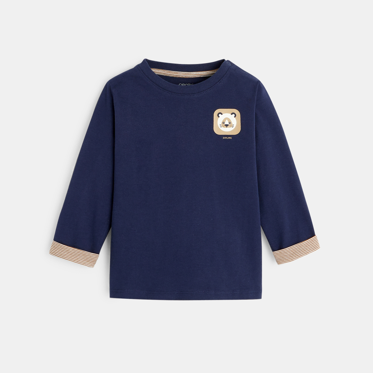 T-shirt animal bleu bébé garçon T-shirt animal bleu bébé garçon