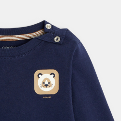 T-shirt animal bleu bébé...
