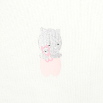 Body col US chat (lot de 3) rose naissance