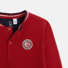 Long-sleeved t-shirt with an emblem